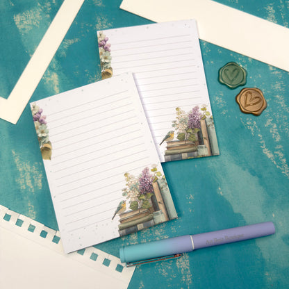 Light Days Spring Floral Notepad A6