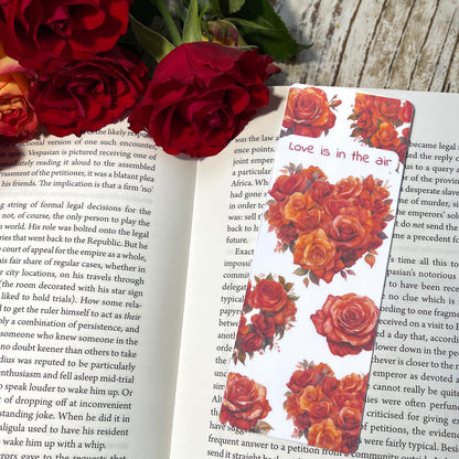 Love is in the air bookmark Valentine's Day Bookmark