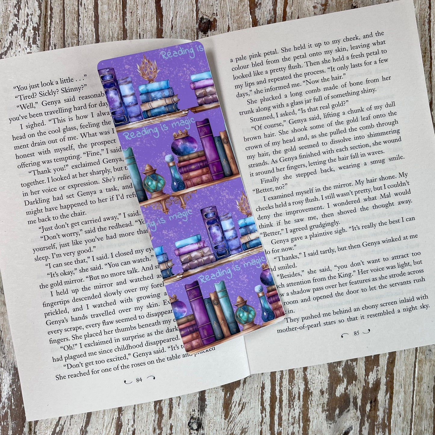 Magic books bookmark