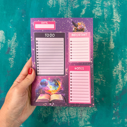 Magic Library Daily Planner Notepad A5