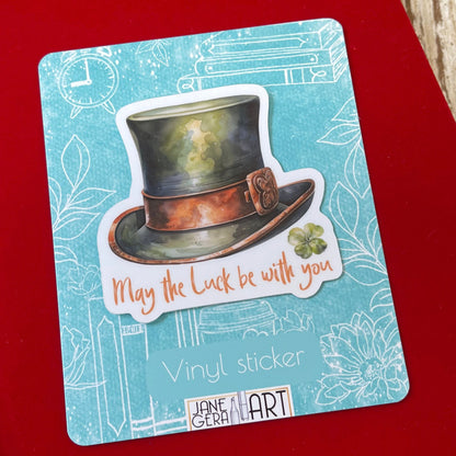 May the Luckbe with you vinyl sticker St. Patrick's Day stikers