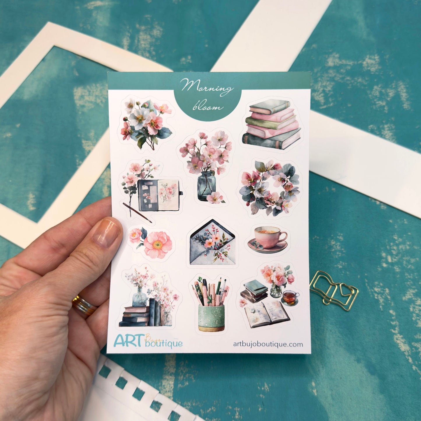 Morning Bloom Decorative Sticker Sheet