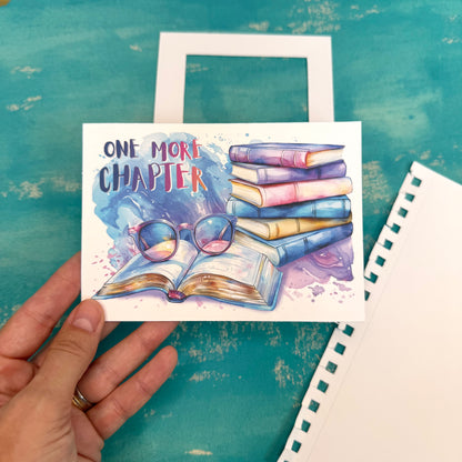 One More Chapter - Beautiful Illustrated Postcard for Gifting & Collecting