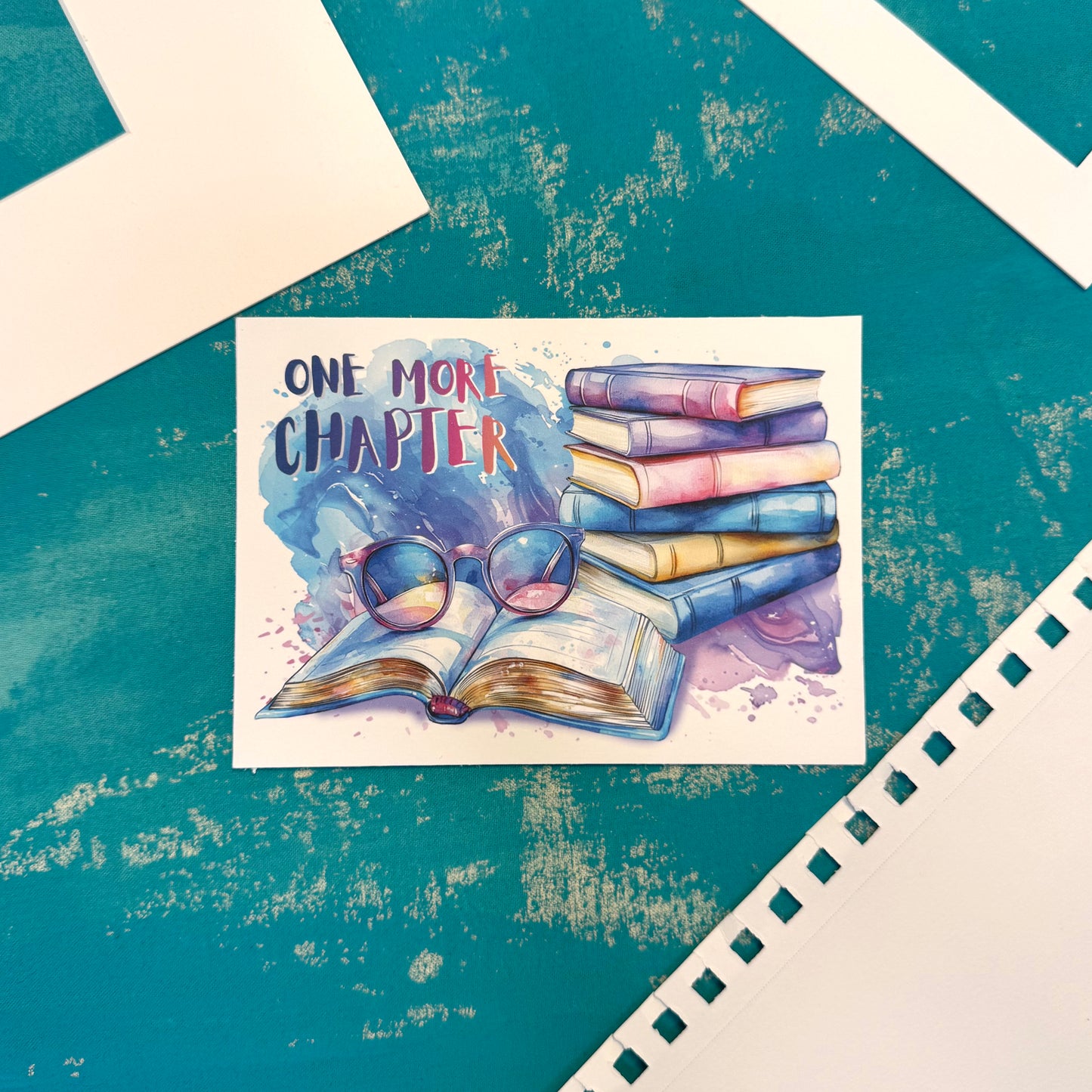 One More Chapter - Beautiful Illustrated Postcard for Gifting & Collecting