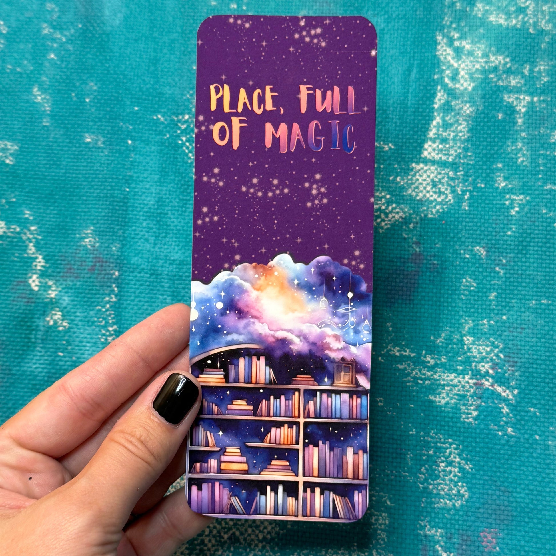 library bookmark, purple bookmark, book lover gift