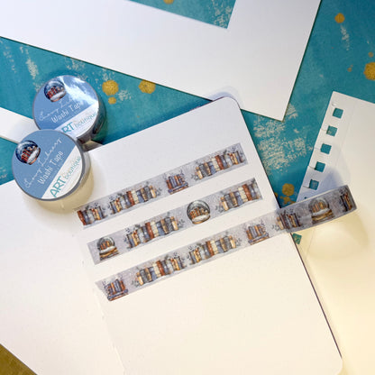 Snowy Library Washi Tape