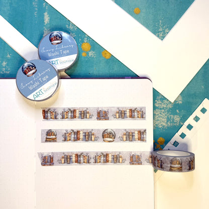 Snowy Library Washi Tape