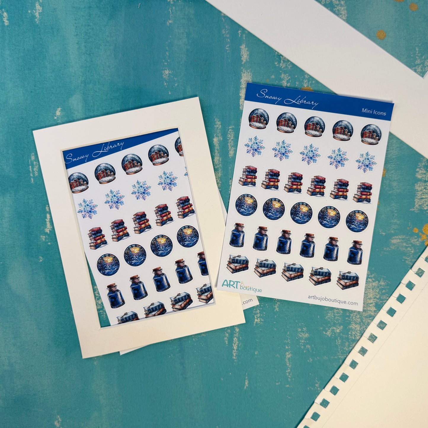 Snowy Library Mini Icons Sheet