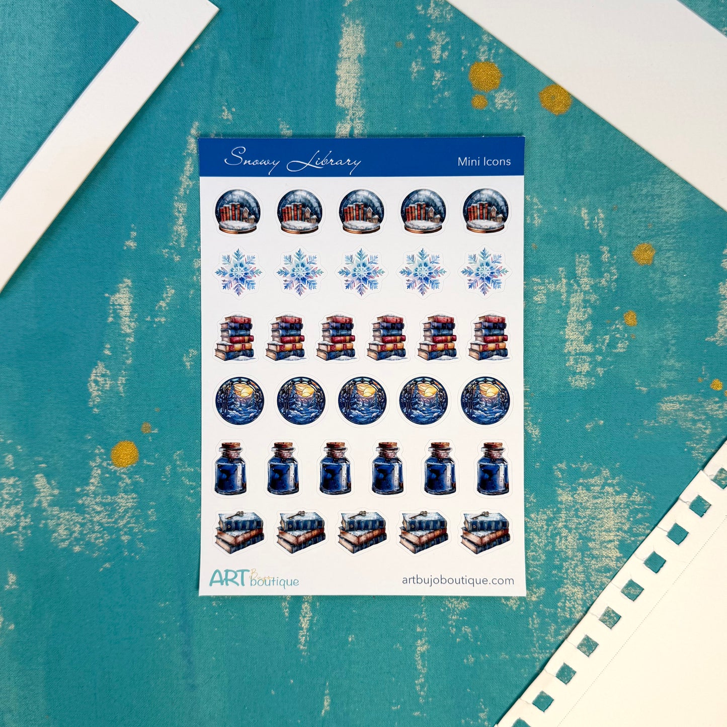 Snowy Library Mini Icons Sheet