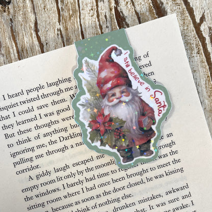 I still believe in Santa magnetic bookmark