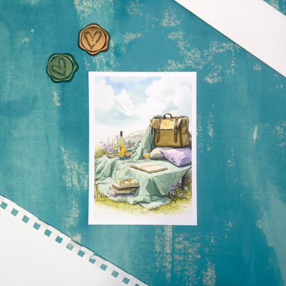Summer Picnic Greeting Card