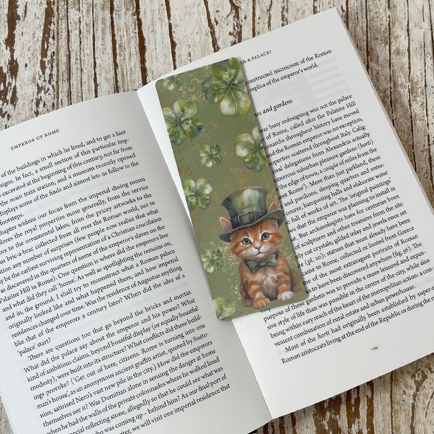 Lucky Kitten classic bookmark