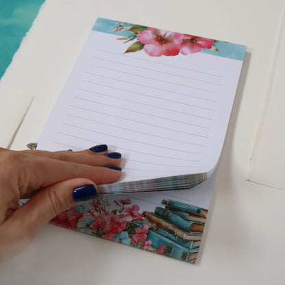 Summer Journals A5 Lined Notepad - Summer Floral Letter Pad