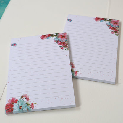 Summer Journals A6 Notepad Summer Flowers Writing Pad