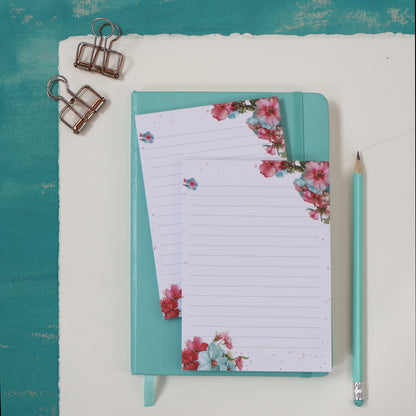 Summer Journals A6 Notepad Summer Flowers Writing Pad