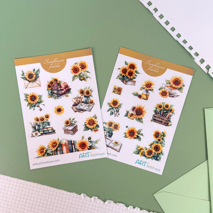 Art Stickers Monthly Club (August) - Sunflower Fields