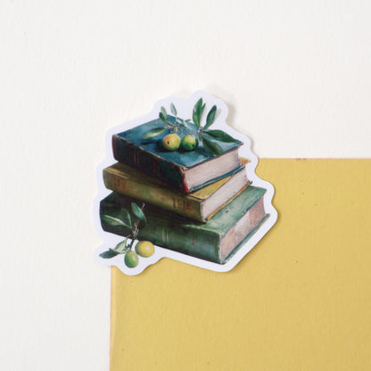Olive Books Summer Vinyl Sticker