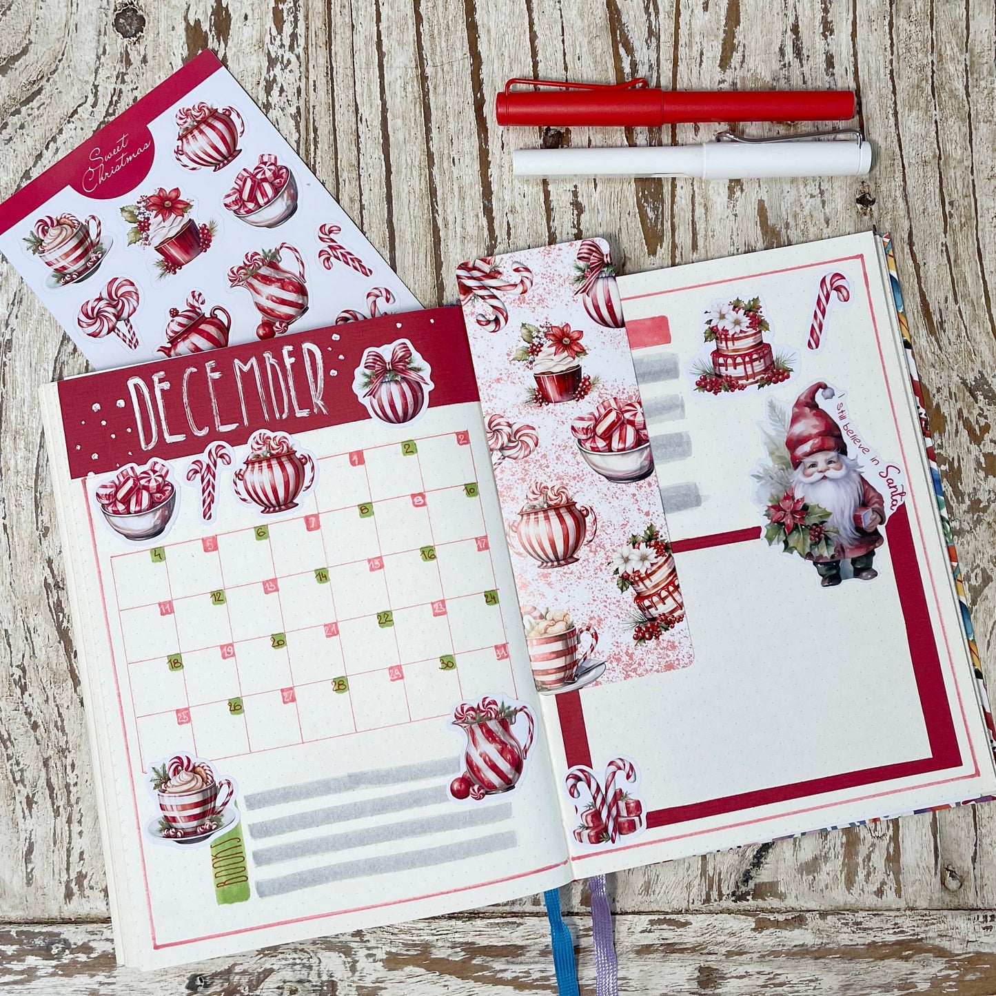 Christmas Sweets planner stickers