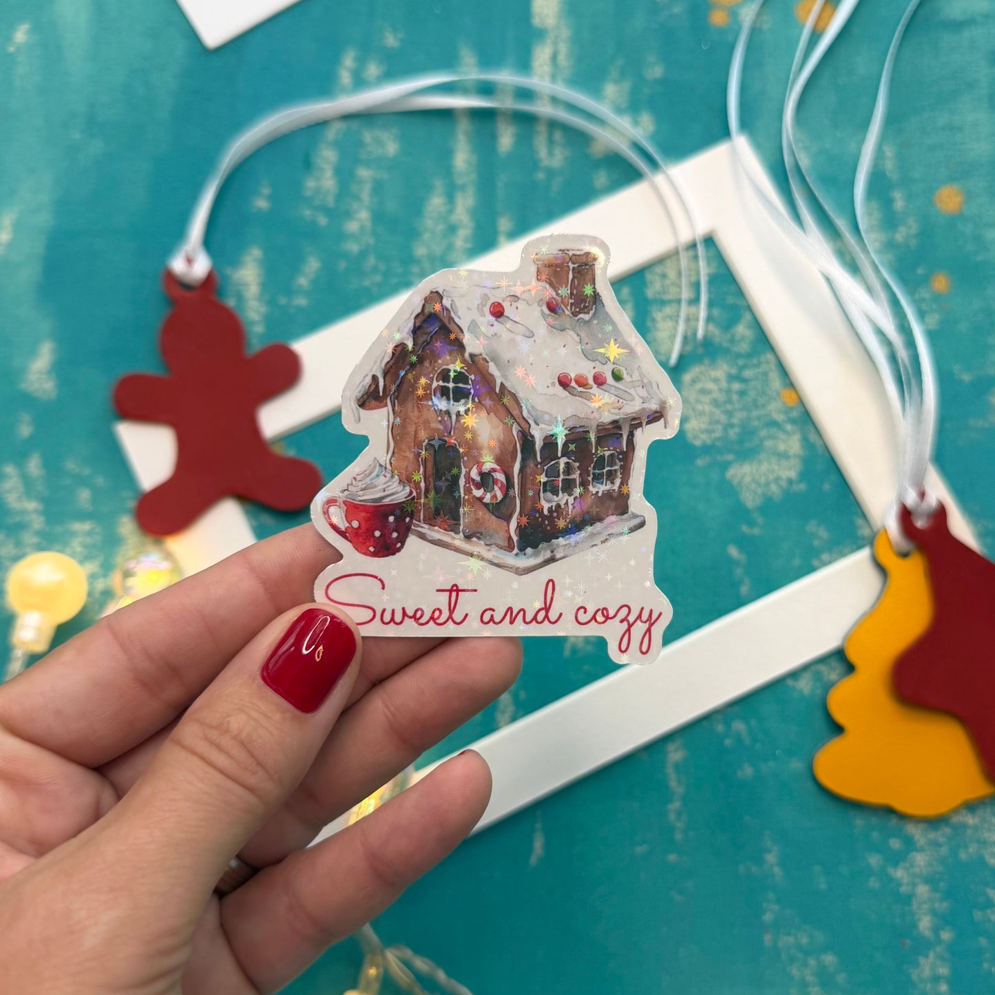 Sweet and Cozy Vinyl Sticker