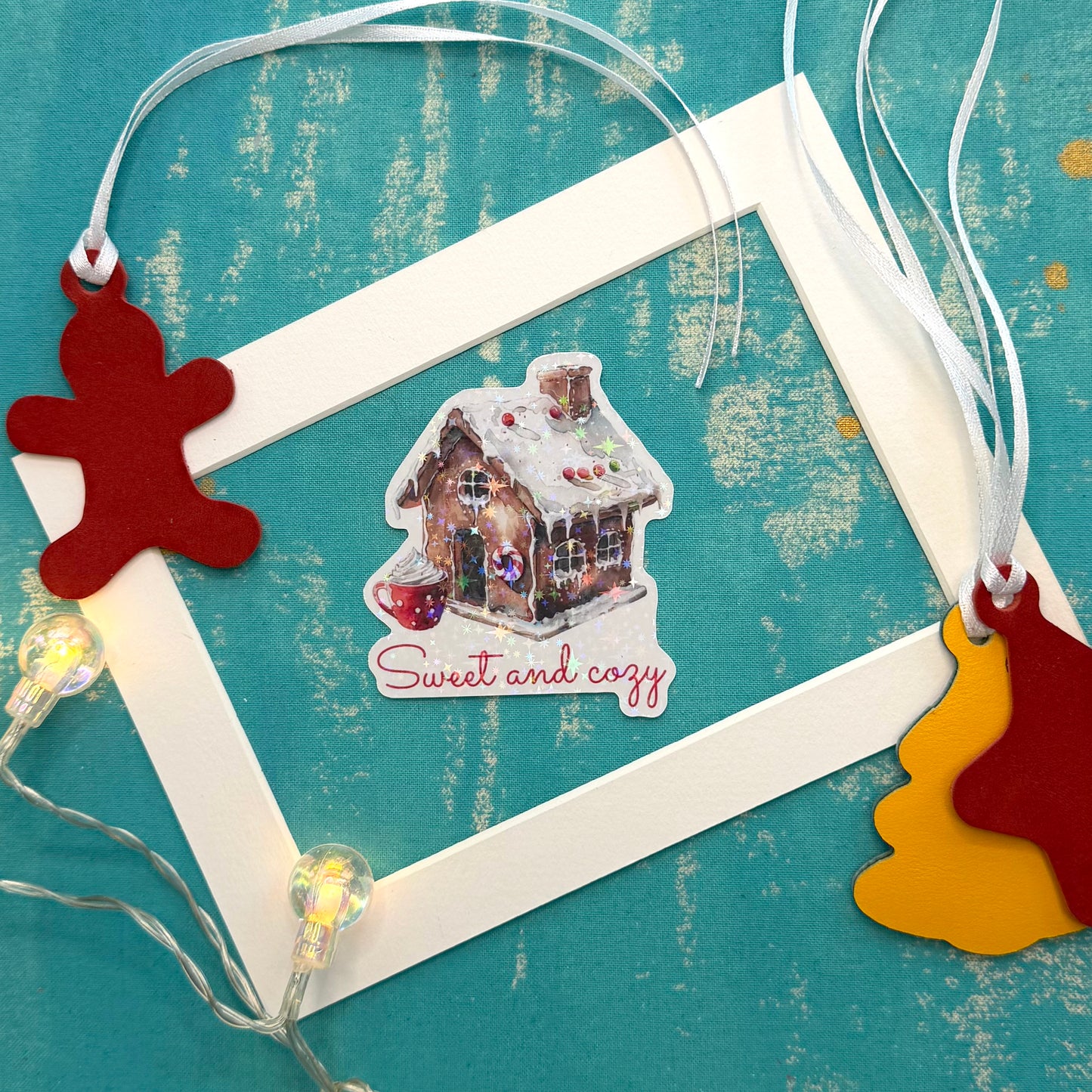 Sweet and Cozy Vinyl Sticker