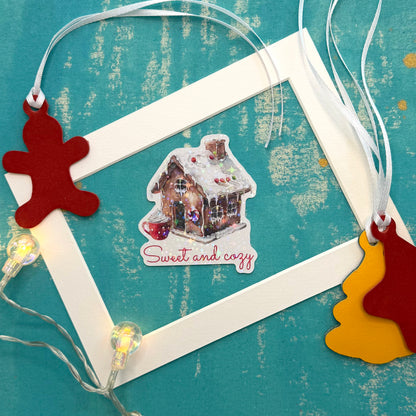 Sweet and Cozy Vinyl Sticker