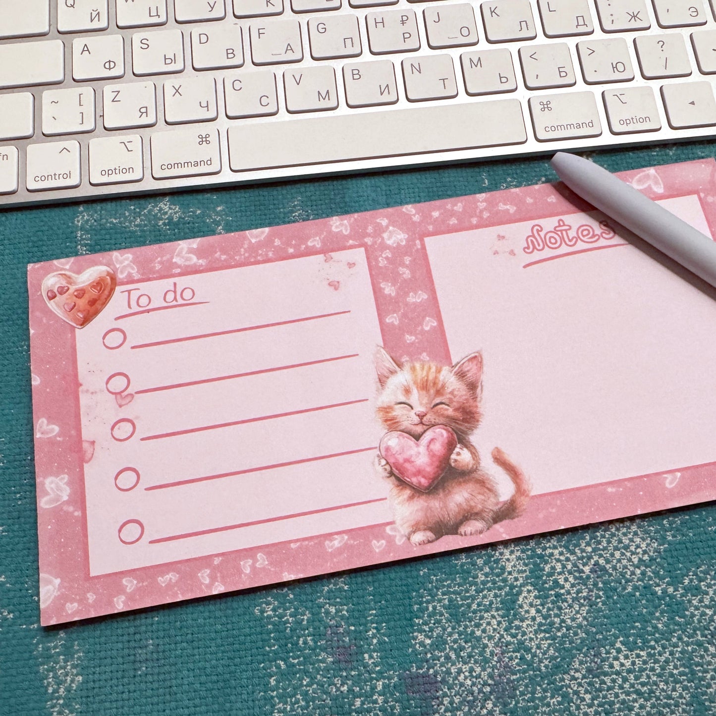 Sweethearts To Do Desk Notepad