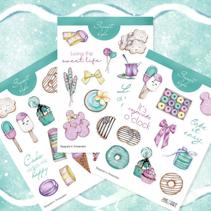 Sweets bujo stickers Cute planner sticker set