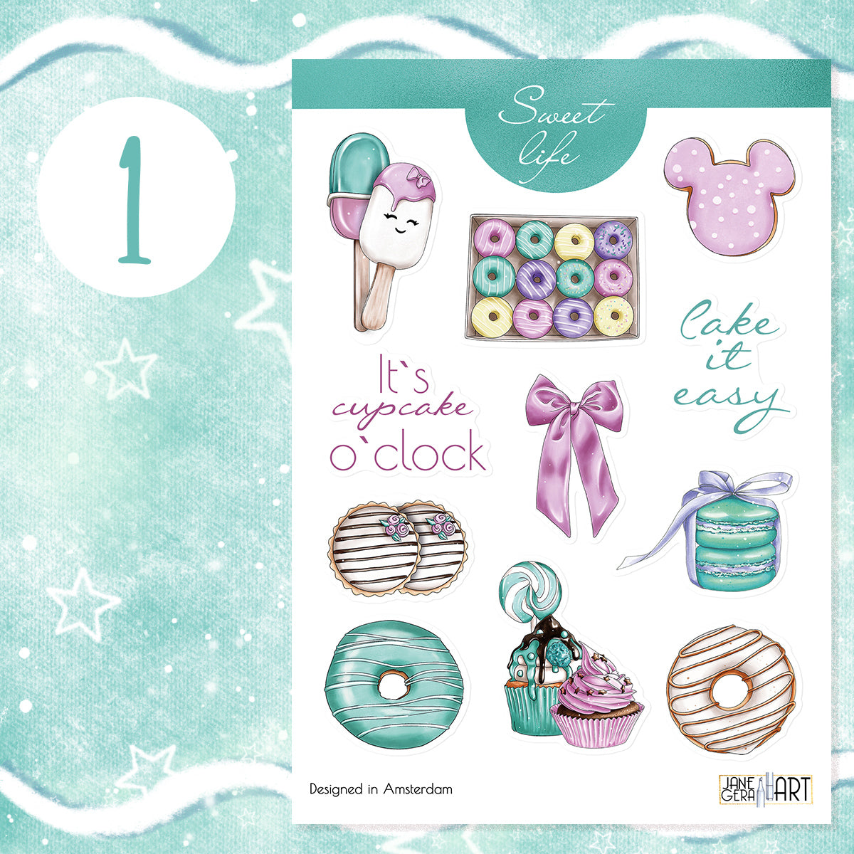 Snoepjes bujo stickers Leuke planner stickerset