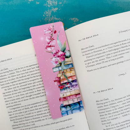 Tropical Bookshelf Classic Bookmark – Elegant Paper Bookmark for Book Lovers