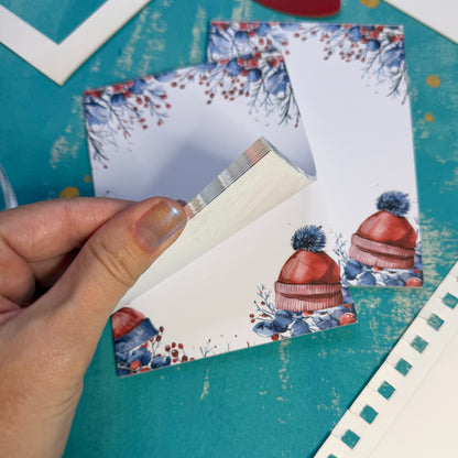 Winter Play A6 Notepad