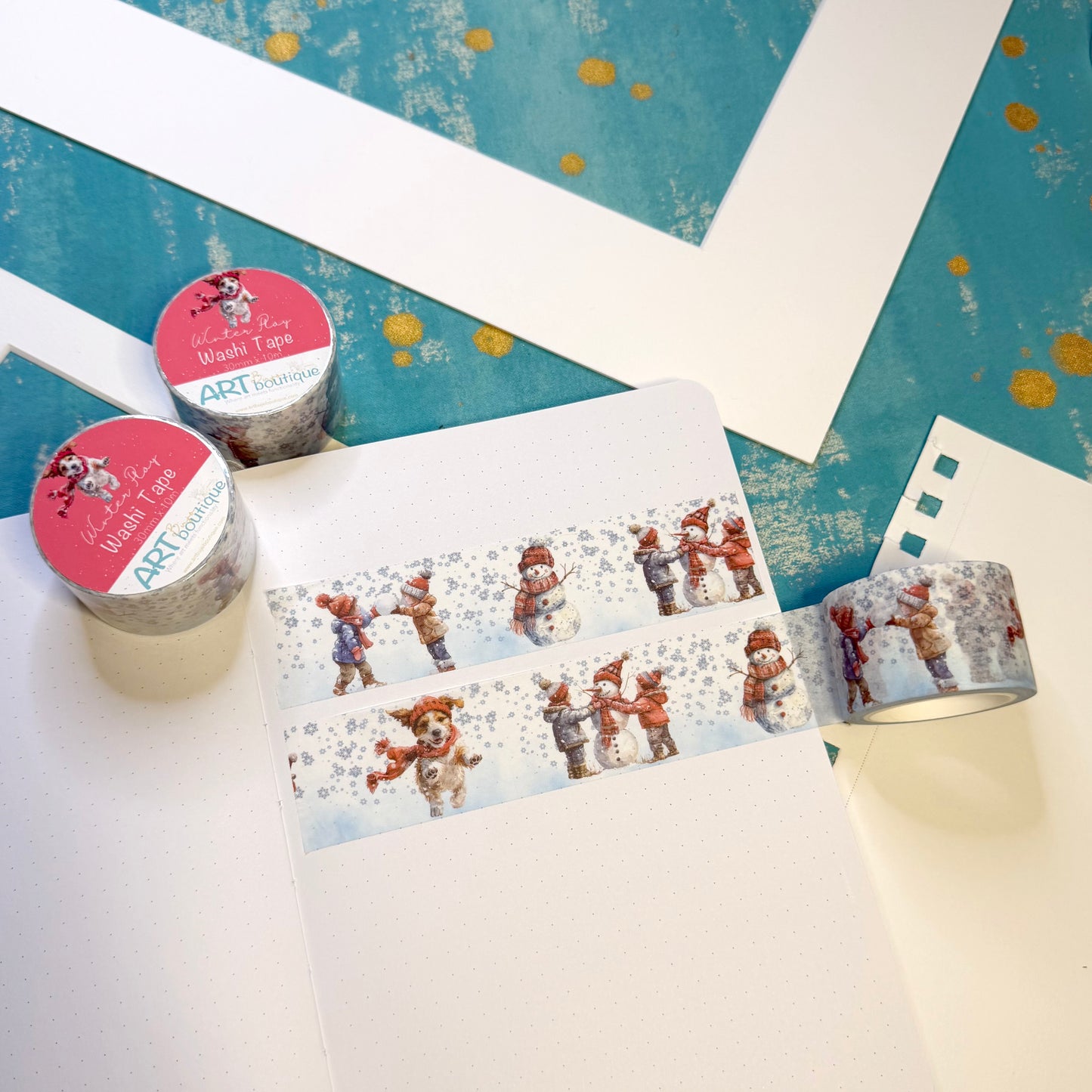 Winter Play Washi Tape 30mm