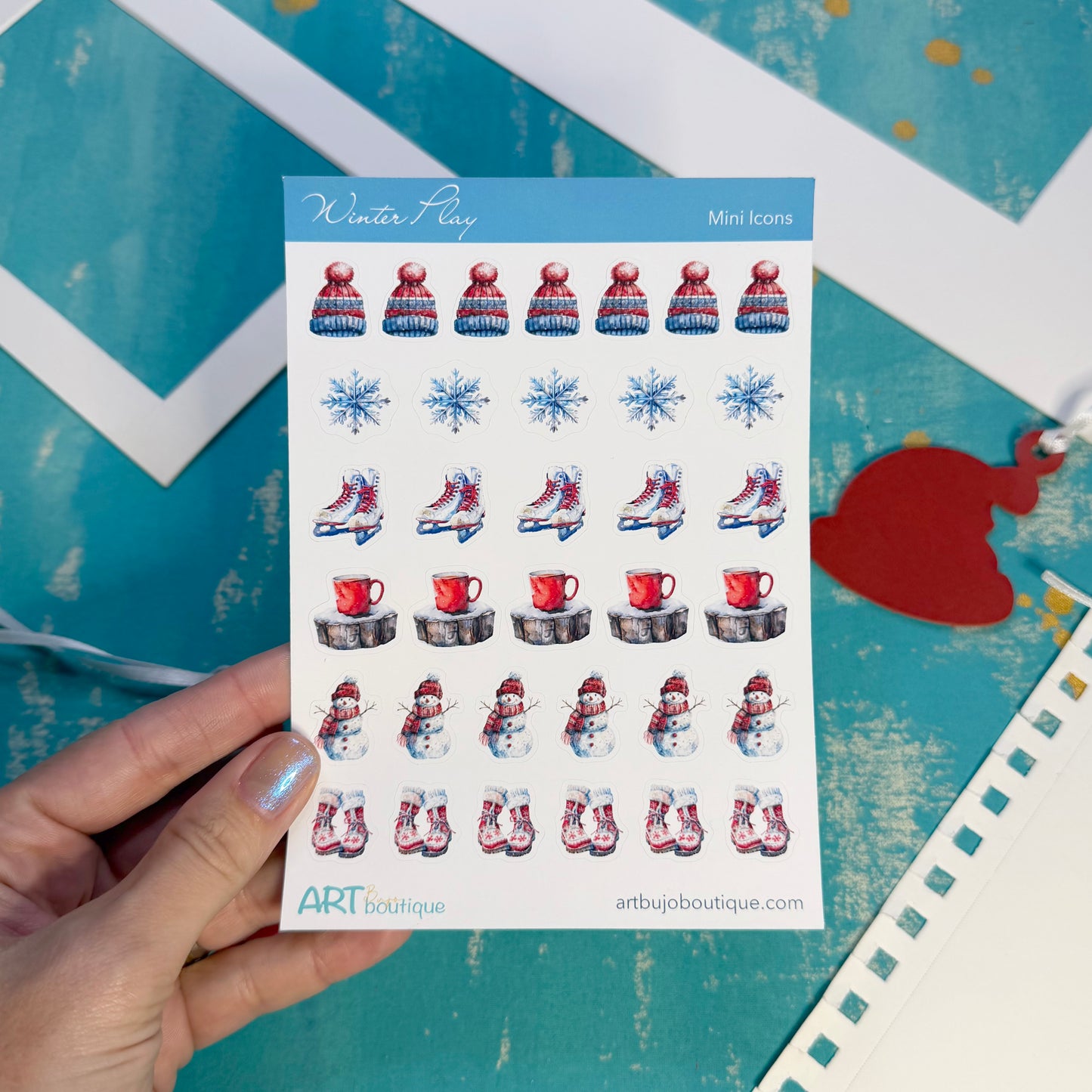 Winter Play Mini Icons Sheet