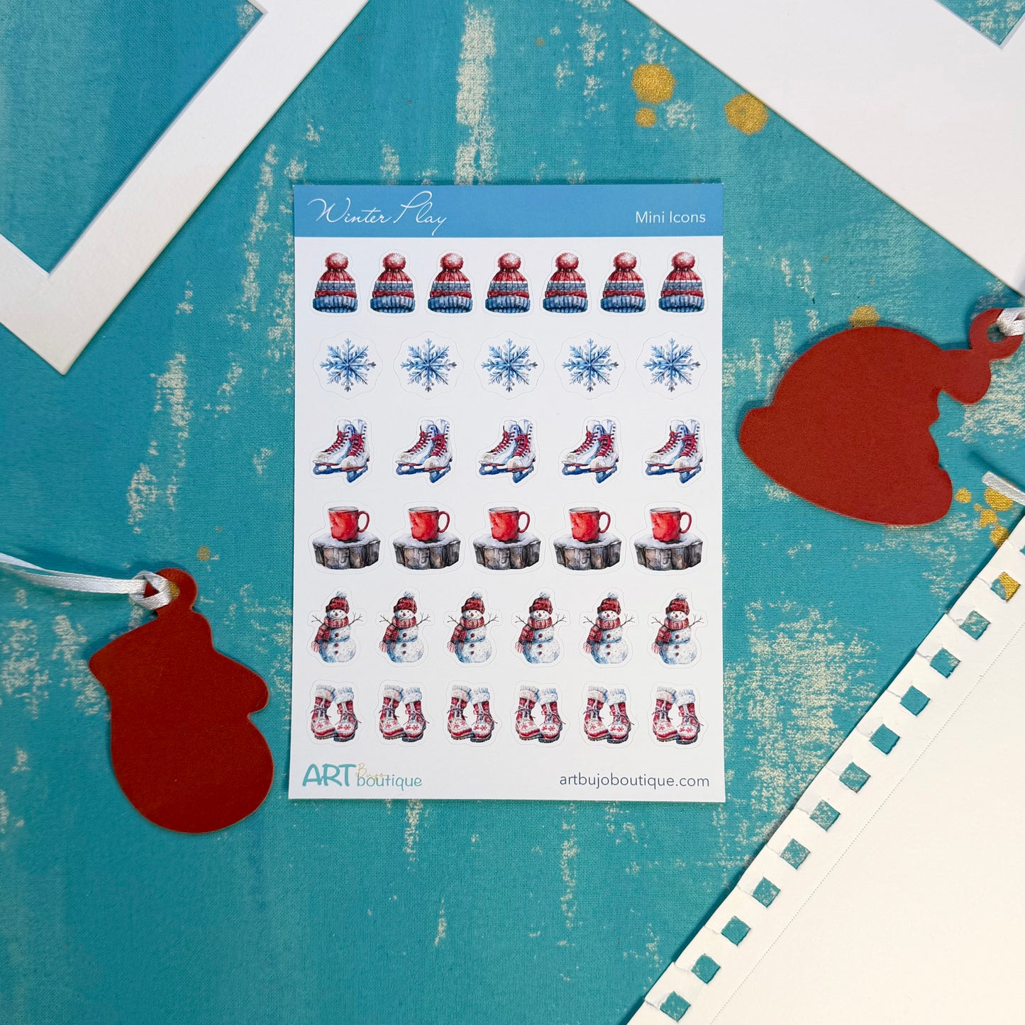 Winter Play Mini Icons Sheet