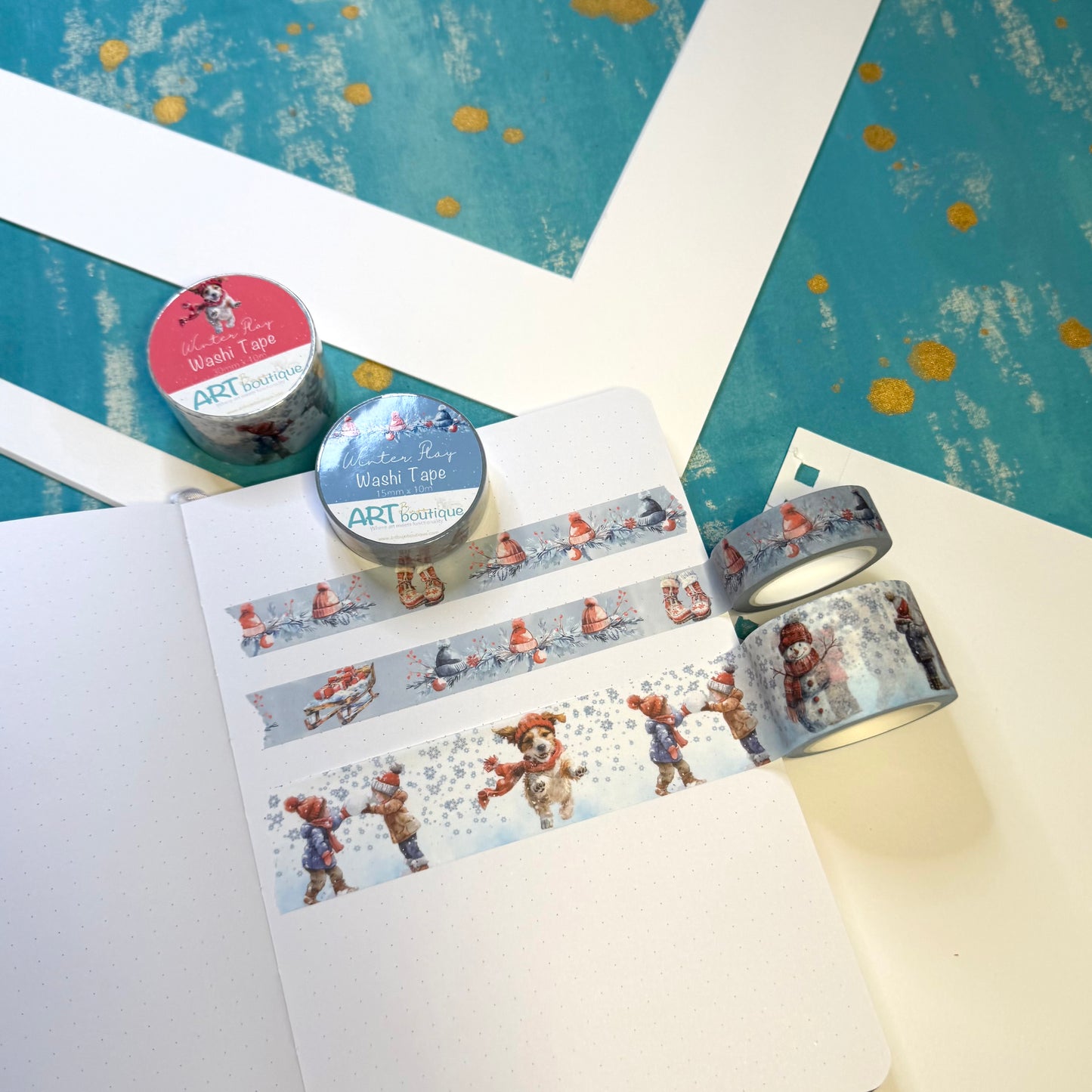 Winter Play Planner Decorative Set - Stickers, Washi & Vinyls for Fall Journaling