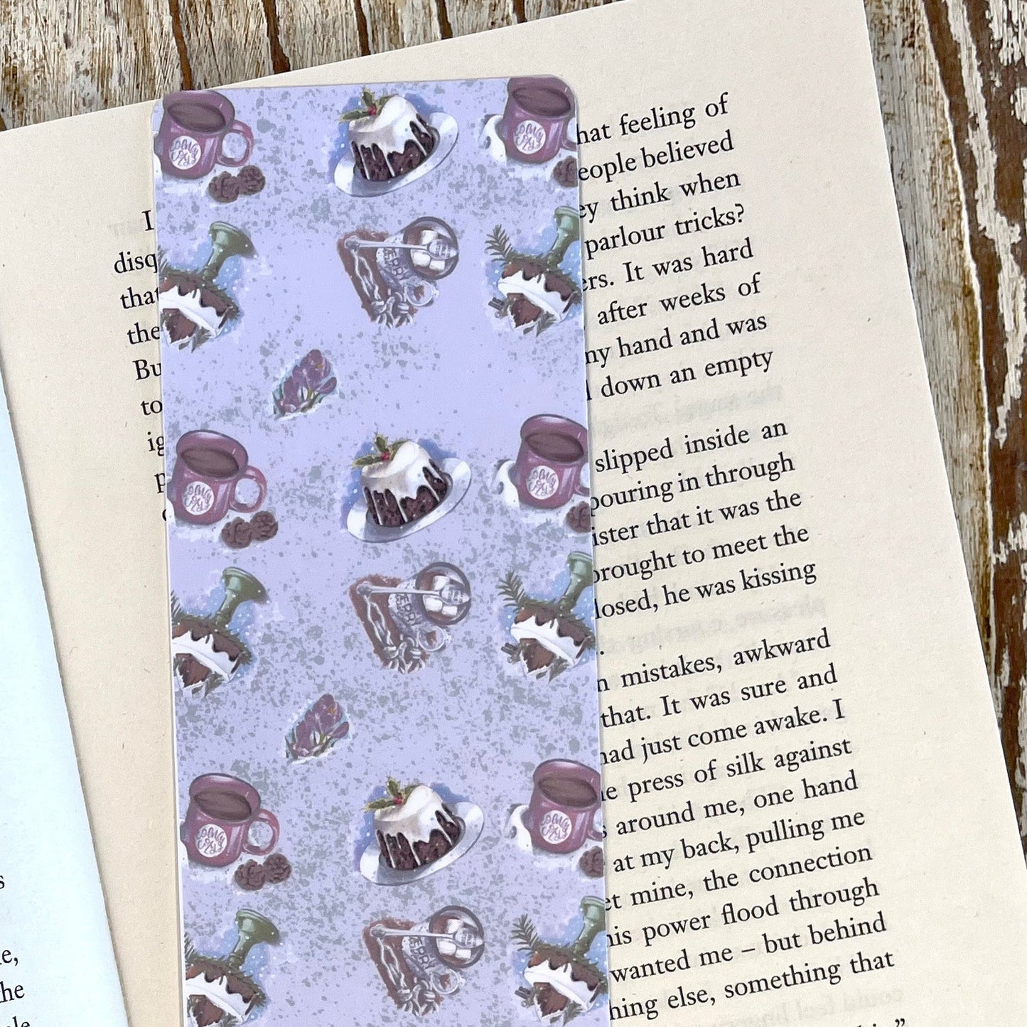 winter bookmark, gift