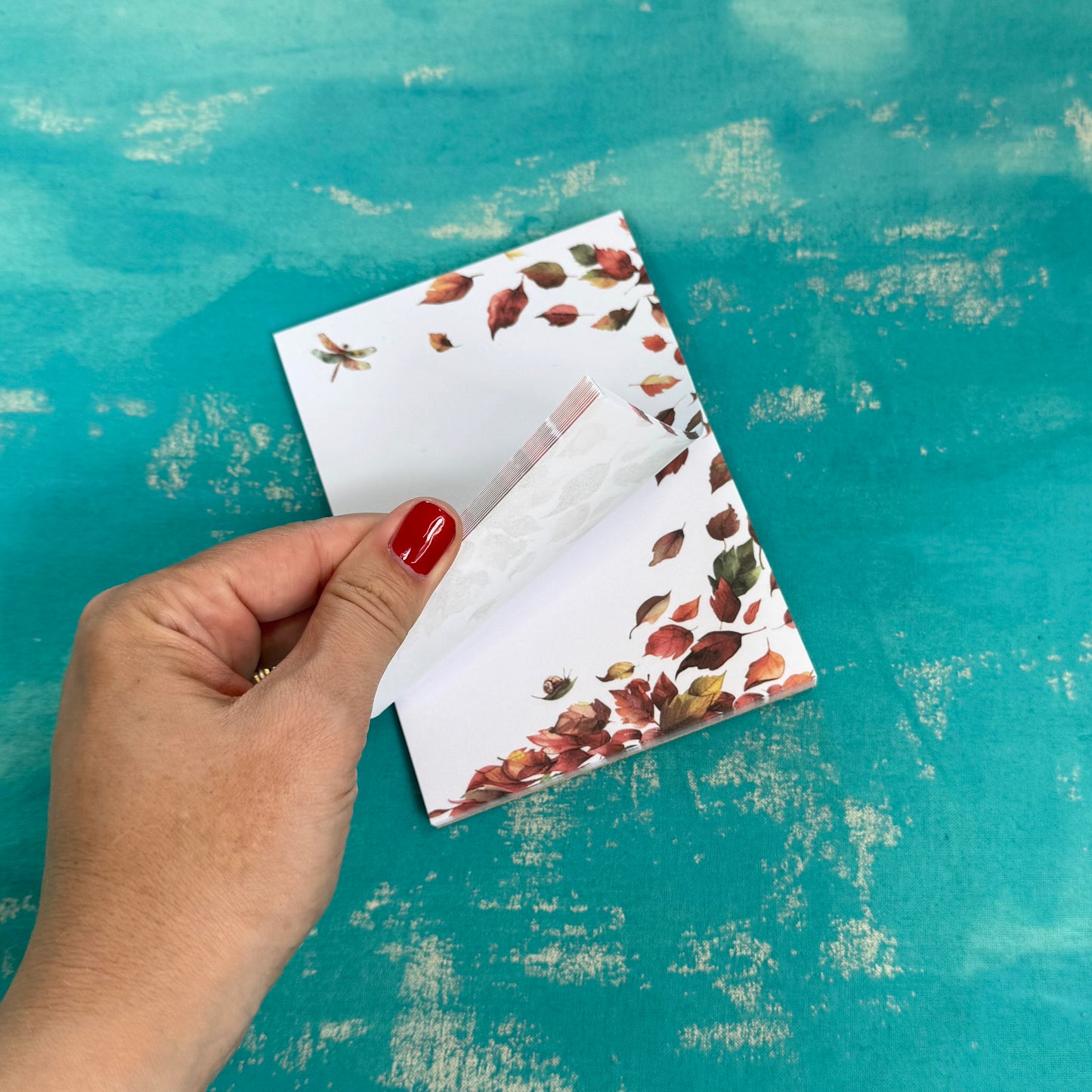 Woodland Whimsy A6 Notepad – Compact Autumn Writing Pad