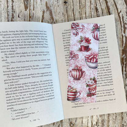 christmas bookmark with candies